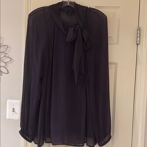 Elegant Chiffon Purple  Women's Blouse, size XL